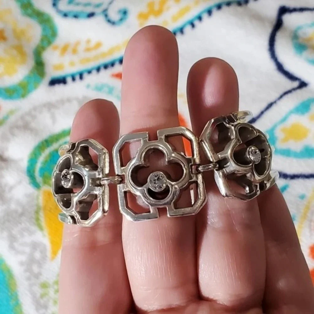 BRIGHTON jeweled floral‎ bracelet